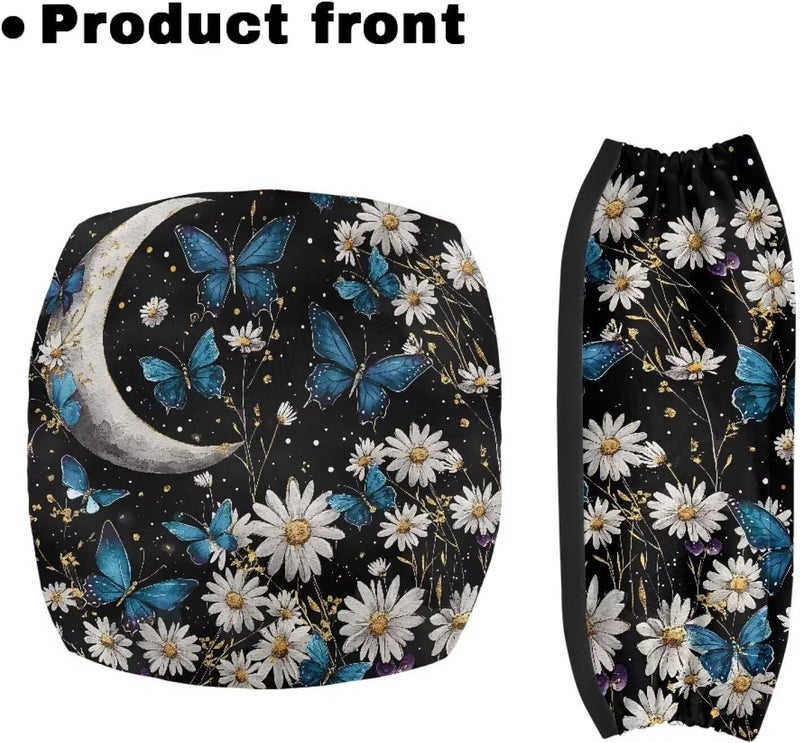 LedBack Walker Accessories Blue Butterfly Daisy Rollator Seat Covers for Walkers and Rollators Novelty Walker Seat Cushion, Easy to Clean - Image 2